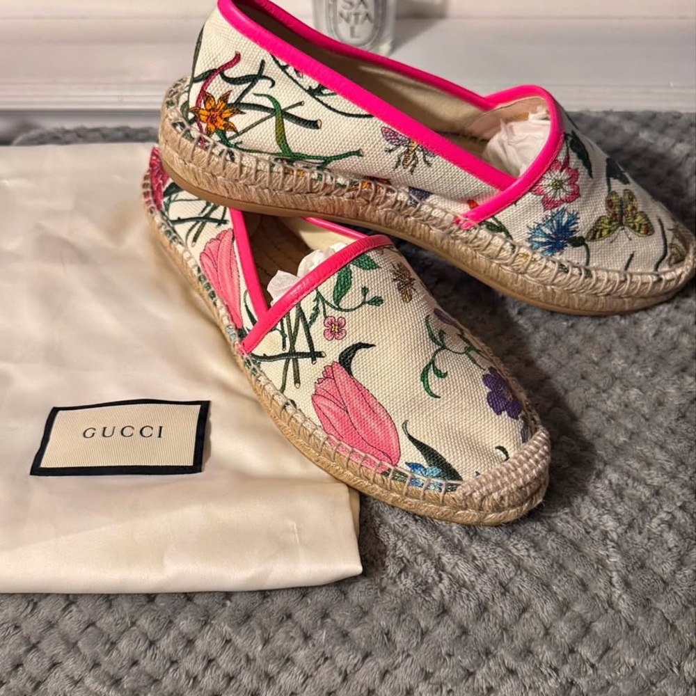 Gucci Flora Print Espadrille - Picture 2 of 2